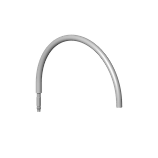 DO Rohr ERSATZTEILE 04282234600 23,5 x 355 x 474 mm Dark Platinum gebürstet