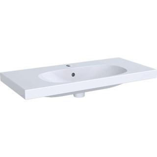 Geberit Waschtisch Acanto 90x42,2cm, m Abl, m HL, m ÜL, we. K-Tect