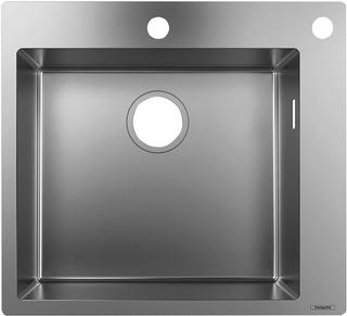 hansgrohe Einbauspüle 450 S712-F450 530x480mm, 1 Beck., HL u. Lo. geb., ES