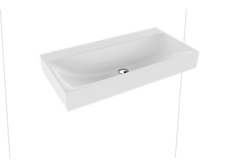 Kaldewei Wand-Waschtisch SILENIO 3045 90x40cm, o. Hahnl., sw, P-E, w. beige20