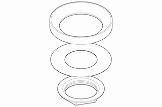 Alape Zubehörbeutel 80x21x80mm, 3-teilig