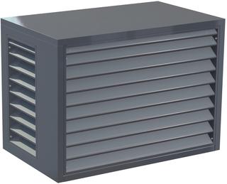 ATEC Schallhaube HT eSILENT 1080x1510x910mm, RAL7016, Ans. seitl.