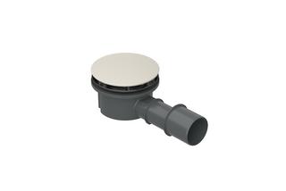 Bette Ablaufgarnitur B568-BetteCompact+ AR Pro, cream, seitlich 0,5 l/sek.