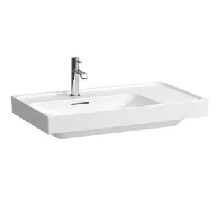 Laufen Waschtisch MEDA 80x46cm, ubf., Ab r, m Ü, 3 HL, we m LCC