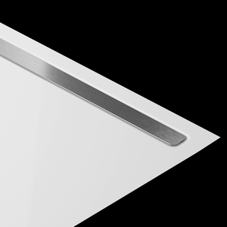 Kaldewei Designblende NEXSYS ES gebürstet, 4133, für Duschfläche 90cm
