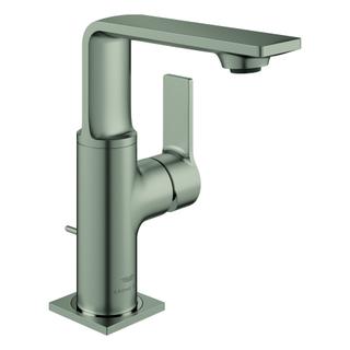GROHE Waschtisch-Einhebelmischer Allure 1/2", M-Size, m Zugst.Abl.Gar, sat steel