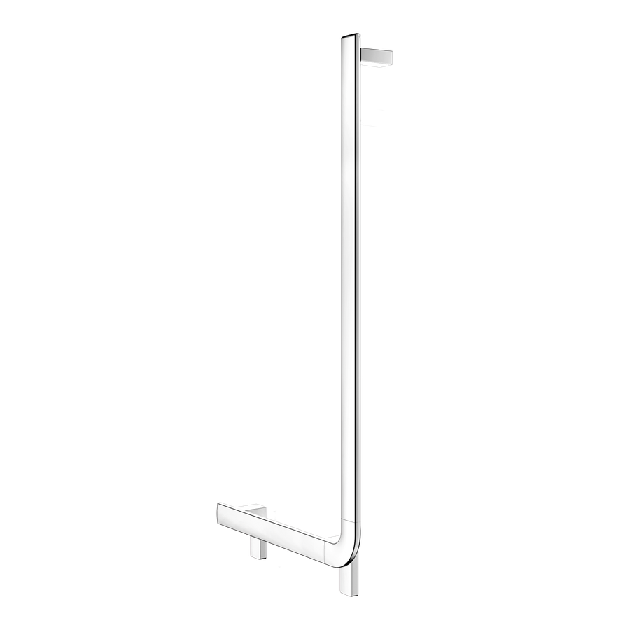 Artikelbild 7 des Artikels „Keuco Winkelgriff AXESS Care 90G, senk Handl re, 520x1090mm, verchr. 520 x 1090 mm | verchromt“