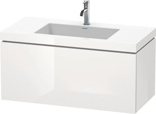DU C-Bonded Set wandh. L-Cube LC6918 Weiß 480x1000x500mm
