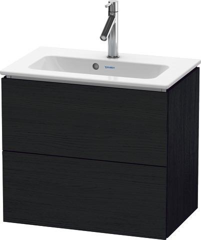 Artikelbild 1 des Artikels „DU Waschtischunterbau wandh. L-Cube LC6256 Eiche (Schwarz) 391x620x550mm “