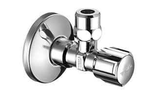 Schell Eckventil COMFORT G 3/8 AG, m Reg-Funkt. u. ASAG, verchr.