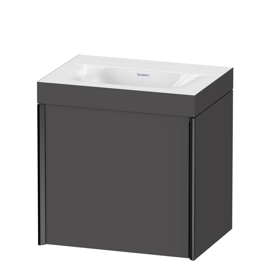 Artikelbild 1 des Artikels „Duravit WT-Unterschrank c-bonded XViu 45x33cm, 1 T l, o HL, s m, R C, graph m Rahmen C | graphit matt“