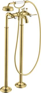 hansgrohe Fertigmontageset Axor Montreux 2-G-Wann.-Arm, boden, m HG, brush. br