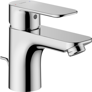 Hansa WT-Einhebelmischer HANSABASIC m ALG, flex D-Schläuche, A 101mm, chr