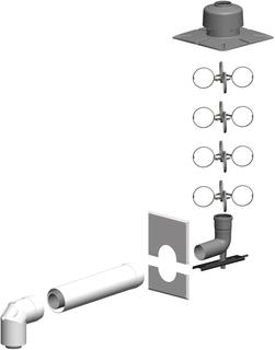MHG Basis-Set ecoGAS DN 80/125, Schacht