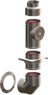 ATEC AW-Basisset PolyClassic +Iron/White DN 250/315, Bauh. 1100mm, PP, ES blank
