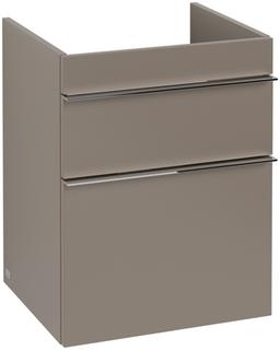V&B Waschtisch-Unterschrank Venticello 46,6x59x42,5cm, Gr. Chrom, truffle grey