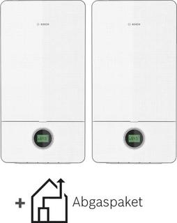 BOSCH Gas-BW-Standardpaket BOPA MFB705 4 x GC7000iW 24 C, 4 x Abgas C(14)3x