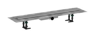 hansgrohe Duschrinne RainDrain Compact 800mm, Set, f fl. Install., ES gebürstet
