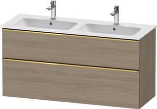 Duravit Waschtisch-Unterschrank D-Neo 128x46,2cm, 1 Kast, 1 A, g pol/Eiche ter