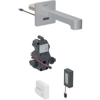 Geberit Brenta Infrarot-WT-Armatur 22mm, Wd., Batt, m Mi, optk. ES/gebürst.