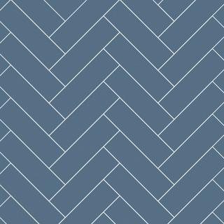 TILE Misty Blue Hydrolock HERRINGBONE 2400x598x10.4mm (7228)