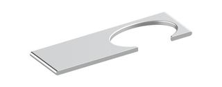 Keuco Gehstockhalter Edition 400 Aluminium silber-eloxiert, mit Ablage