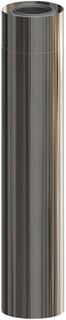 ATEC Rohrelement PolyClassic +Iron/White 440mm, DN 60/100, PP, kürzb., ES blank