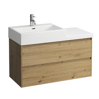 Laufen Waschtisch-Unterbau LANI 98,4x51,5x44,8cm, 2 Laden, Wildeiche
