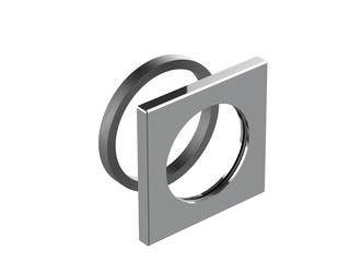 KE Griffrosette Ersatzt.ARM 50100 kpl. verchr. zu 51116