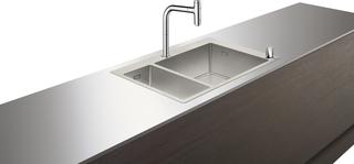 hansgrohe Spülencombi Select C71-F655-09 735x480mm, 1 Haupt-/1 Zusatzbe., chrom