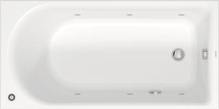 Duravit Rechteck-Whirlwanne D-Neo 150x75cm, EB-Version, 1 RS, weiß