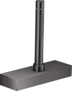hansgrohe Wannenrandset Axor Edge mit sBox, polished black chrome
