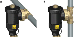 UWS Schlammabscheider Heat Mag Tech 1" IG, Kunststoff