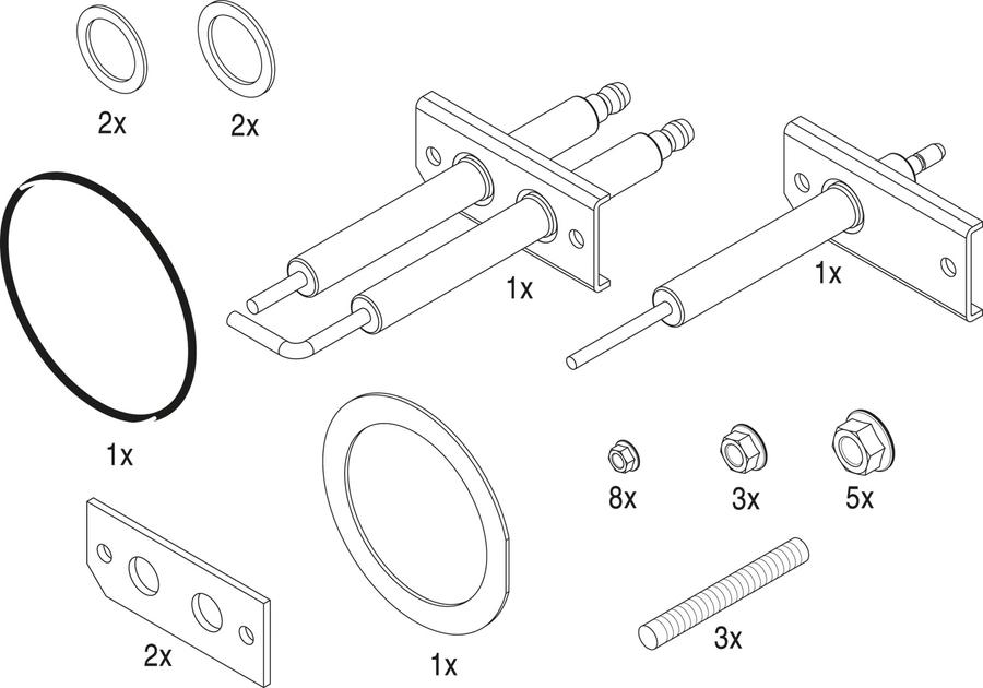 Artikelbild 1 des Artikels „BOSCH Ersatzteil TTNR: 8738805303 Service Set KB372 / Condens 7000F everp “