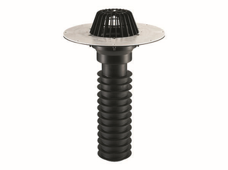 Dallmer Sanierungs-Dachablauf 63 T PVC DN 150, Höhe 345mm, PVC-Flansch