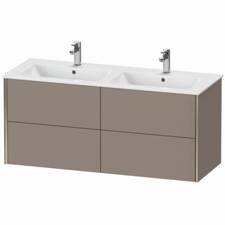 DU WTU XViu wandhängend,560x1280x480mm 4SK.,champ.matt/basalt matt ES Nussb re