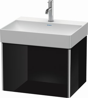 Duravit Waschtisch-Unterschrank XSquare 58,4x46cm, sw hgl, 1 Auszug, wandhängend