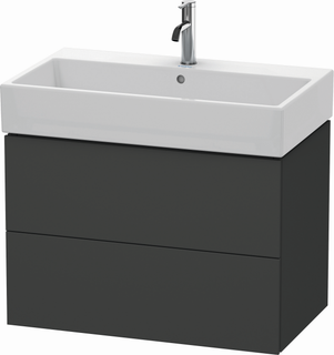 DU WTU L-Cube 544x784x459mm 2 Schubkästen, Graphit Matt ES Ahorn
