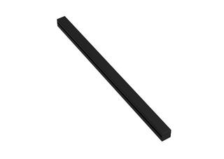 HEWI Waschtischprofil 480mm, m Kappe, pulverbes, weiß tiefmatt
