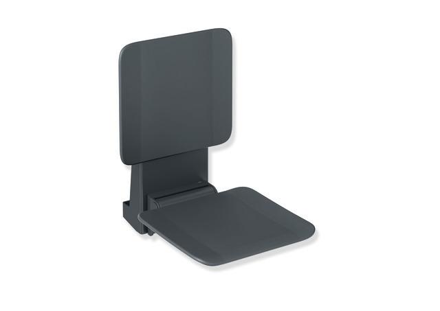Artikelbild 1 des Artikels „HEWI Einhängesitz System 900 350x533x526mm, E pb an m, KST ma anthr. Edelstahl pulverbeschichtet anthrazit matt, Kunststoff matt anthrazit“