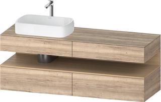 Duravit Waschtisch-Unterschrank Qatego 160x55x60cm, E Na/E ma, Pl, B l, B