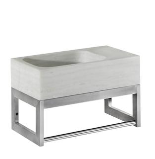 Schulte Waschtisch wintec Stainless Atlass IV 400 x 220 mm, Naturstein, mit Hahnloch