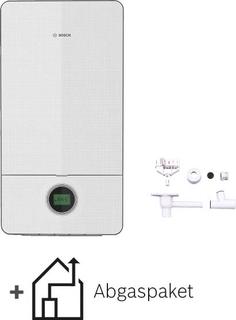 BOSCH Gas-BW-Plus-Paket BOPA GC733C GC7000iW 24 C 23/21, Abgas C93x schwarz