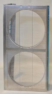 RK Ventilatorpaneel INOX RVS 100/150 H