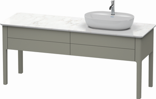 DU WTU bodenstehend Luv 743x1783x570mm 2AZ,Siphonaus.r,stegrau SeM ES Nussb bs