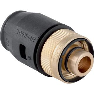 Geberit Schnellkupplung PushFit d 14xM 25, RG, für Anschlussdose 90Grad