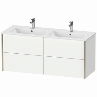 DU WTU XViu wandhängend,560x1280x480mm 4SK.,champ.matt/weiß matt ES Nussb li