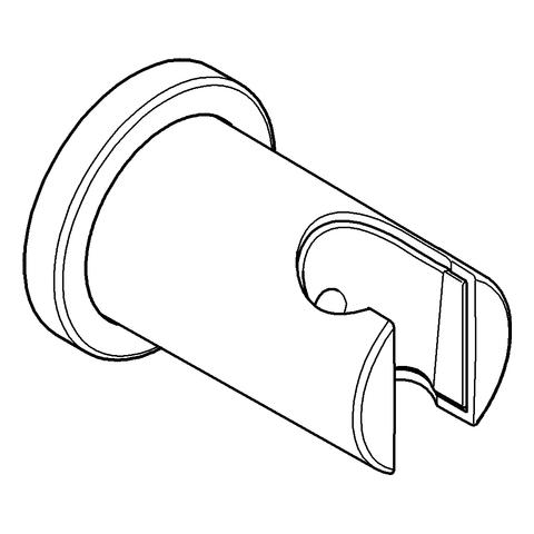Artikelbild 2 des Artikels „GROHE Handbrausehalter Rainshower n. verstellb., rd Rosette, cool sunrise cool sunrise“