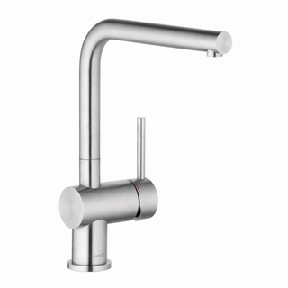 Kludi -L STEEL Spültisch-Einhebelmischer ges He stl, swb Ausl. 360Gr, ES geb.