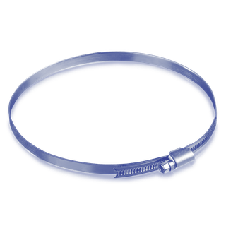 Blauberg Bandschelle BlauPlast K 160 (Zn) 150-170mm, 9mm, Edelstahl